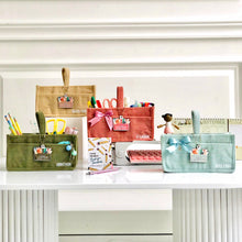 Load image into Gallery viewer, Teacher's Day Customised Fabric Caddy ( Only Cream left)