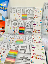 Load image into Gallery viewer, Customised Colouring Sheet Sets