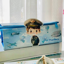 Load image into Gallery viewer, Boxy Pencil Cases with Name customisation