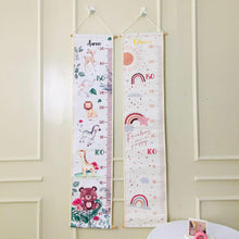 Load image into Gallery viewer, Fabric Height Chart with Name Customisation