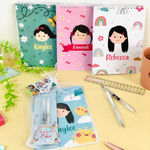 Load image into Gallery viewer, Customised Notebook + Pen Set (Face Series)