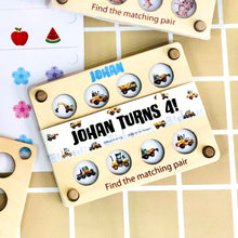 Load image into Gallery viewer, Matching Pair Memory Game (With Name Customisation)