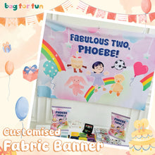 Load image into Gallery viewer, Customised Fabric Banner - with Goodie Bag order