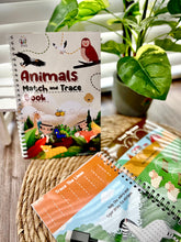 Load image into Gallery viewer, Animals Match and Trace Book