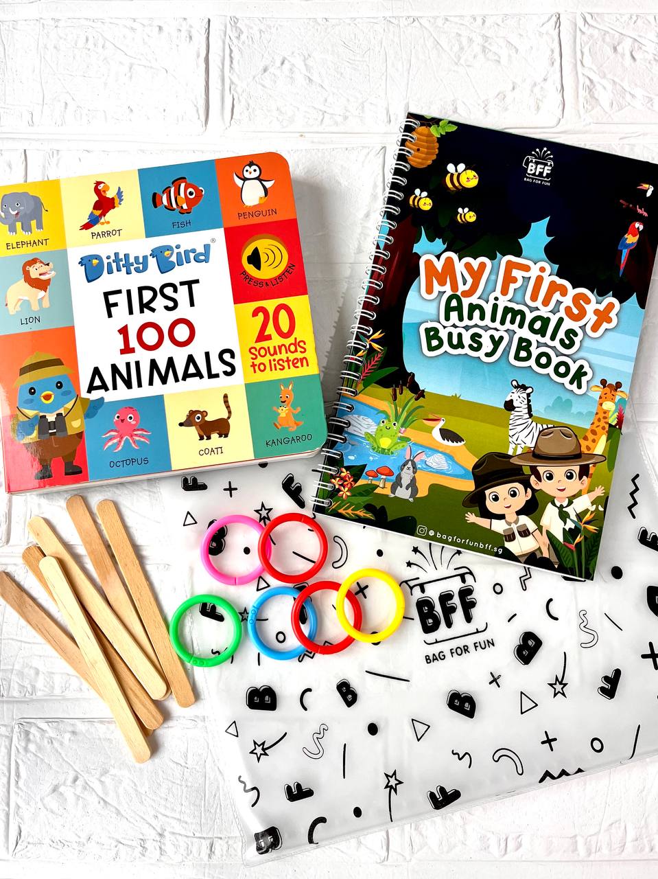 My First Animals Busy Book Bundle