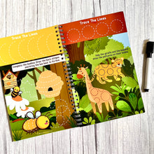 Load image into Gallery viewer, Animals Match and Trace Book