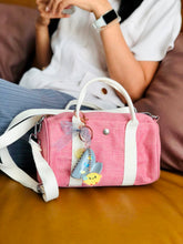 Load image into Gallery viewer, FREE Claw Clip bag charm with Customised Duffle Bags
