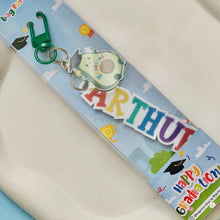 Load image into Gallery viewer, Customised Graduation Name Keychain
