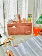Load image into Gallery viewer, Teachers’ Day Fabric Stationery Caddy
