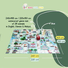 Load image into Gallery viewer, Zoo Explorer Giant Floor Board Game
