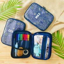 Load image into Gallery viewer, Pencil Case Organiser with Name customisation
