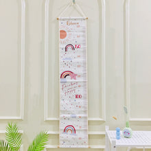 Load image into Gallery viewer, Fabric Height Chart with Name Customisation
