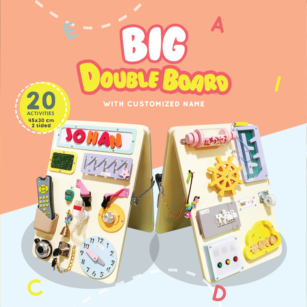 Busy Board Double (with name customisation)
